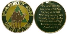 Tri-Plate Pass it on Camel AA Coin with Camel Poem