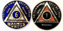 Anniversary Tri-plated AA medallions
