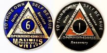 Anniversary Tri-plated AA medallions