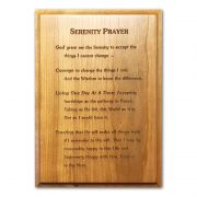 Serenity Prayer (long form) Engraved Plaque
