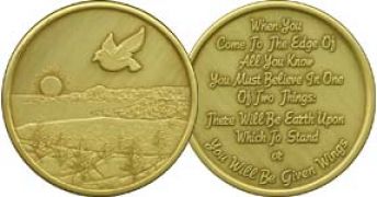 You Will Be Given Wings Bronze Recovery Coin