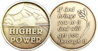 Higher Power Bronze Recovery Coin
