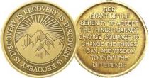 Recovery is Discovery Bronze Recovery Coin