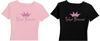 Sober Princess recovery shirt