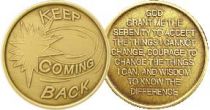 Keep Coming Back Bronze Recovery Coin