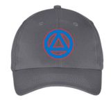 Alcoholics Anonymous Unity Symbol Hat-Grey