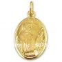 Gold or Nickel Plated St. Francis charm w/St Francis Prayer wallet card
