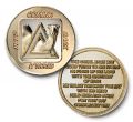 AA Sober Camel Bi-Plated Medallion