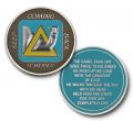 Sober Camel Teal Tri-Plated AA Coin