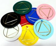 AA Plastic Chips - Both Sides circle triangle