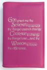 AA Big Book Cover with Serenity Prayer