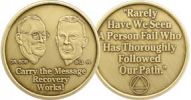 Bill & Bob Carry the Message Bronze AA Coin