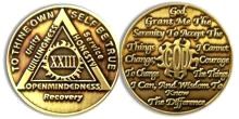 Anniversary Antique Bronze AA Coin Sunlight of the Spirit