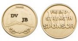 Engraved 12 Step Recovery Sponsor Coin