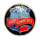 Just for Today-Keep Coming Back Shield of Protection Recovery Coin