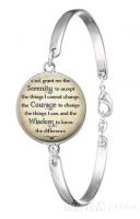 Serenity Prayer Pendant Bracelet