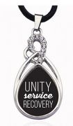 Unity Service Recovery Tear Drop Necklace